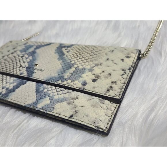 Kate Spade|Snake Print Convertible Crossbody Clutch - Picture 6 of 14